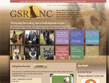 Tablet Screenshot of gsrnc.org